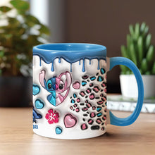 Load image into Gallery viewer, Personalized Ohana Accent Mug Custom Name Gift for Couples
