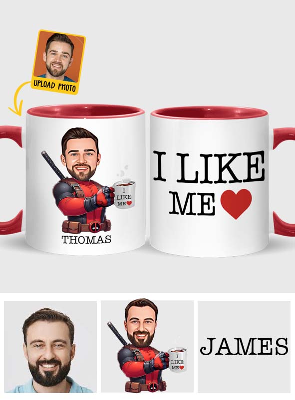 Personalized Accent Mug I Like Me Custom Photo Gift