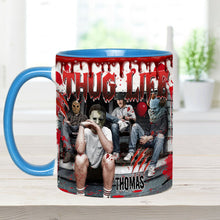 Load image into Gallery viewer, Personalized Thug Life Accent Mug Custom Name Gift for Halloween
