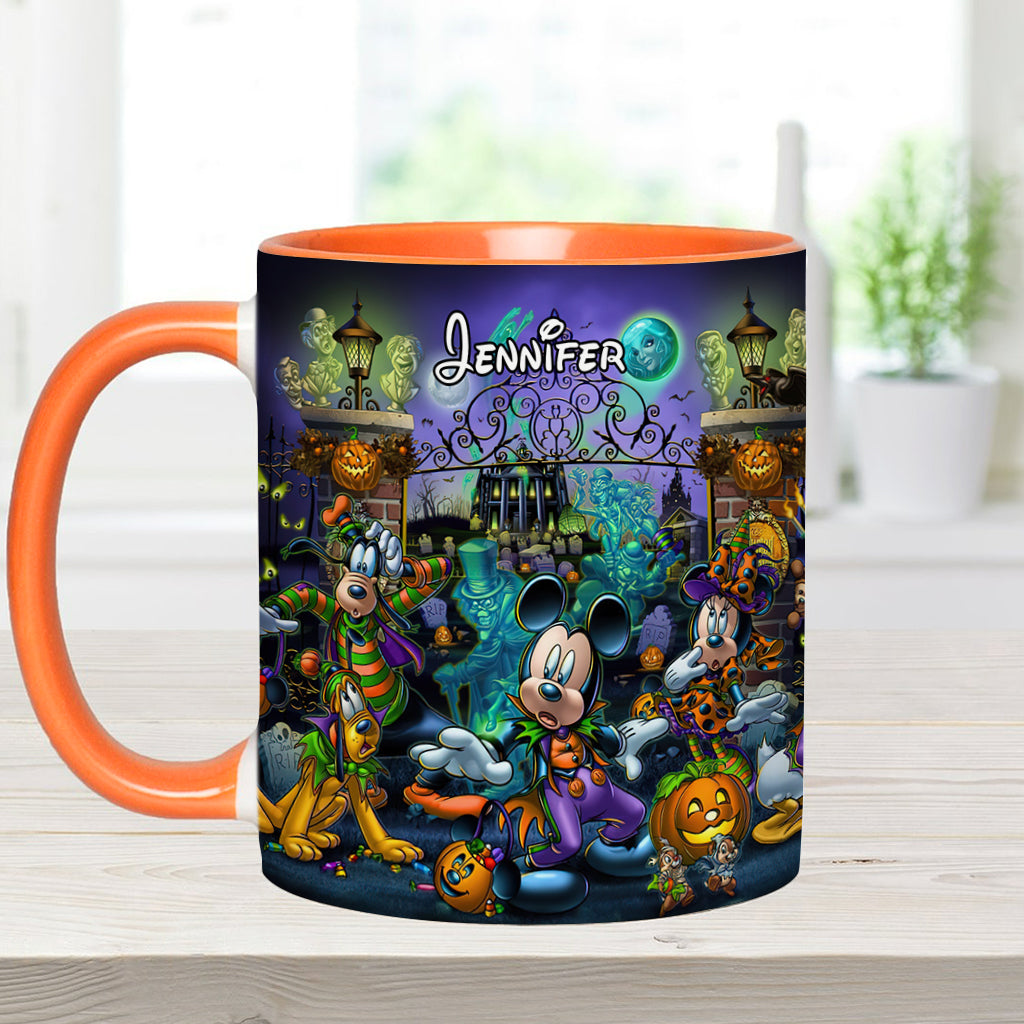 Personalized Halloween Accent Mug Custom Name Gift Idea