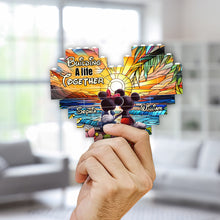Load image into Gallery viewer, Personalized Heart Building Brick Blocks Custom Couple Gift for Anniversary
