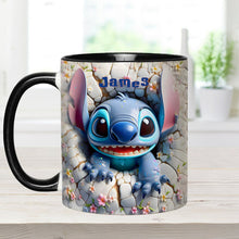 Load image into Gallery viewer, Personalized Ohana Accent Mug Custom Name Gift for Kids
