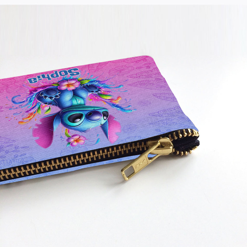 Personalized Ohana Pouch with Custom Name for Kids & Women