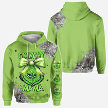 Load image into Gallery viewer, Personalized Grinch All Over Shirt Custom Christmas Gift for Mom
