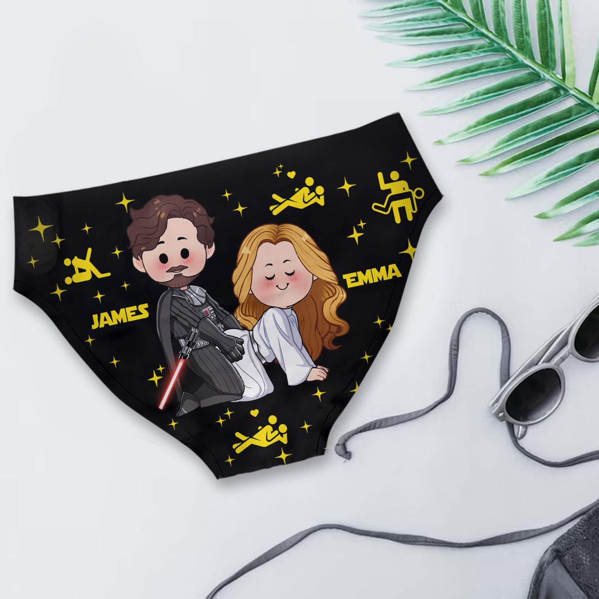 Personalized Jedi Sith Women's Briefs Custom Name Gift