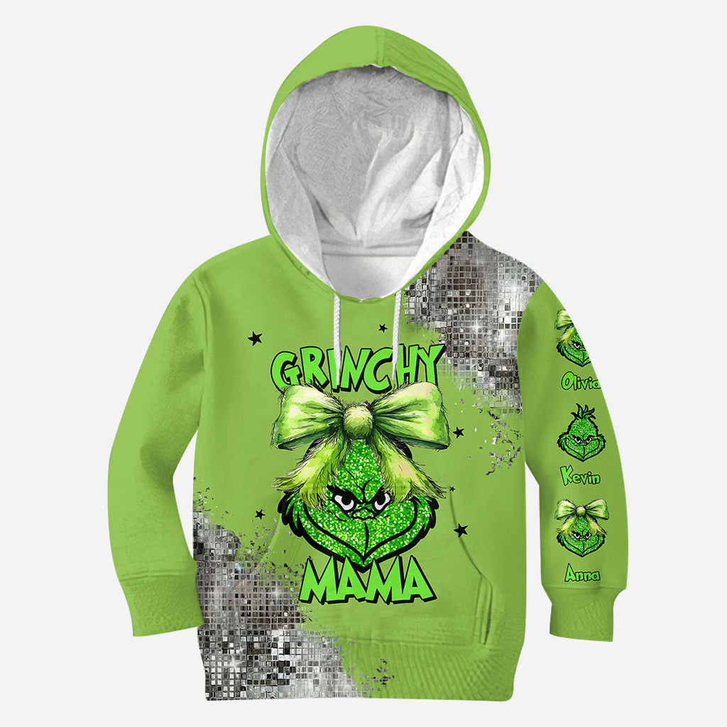 Personalized Grinch All Over Shirt Custom Christmas Gift for Mom