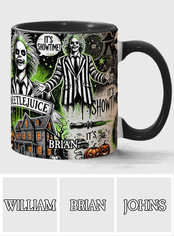 Personalized Halloween Accent Mug Custom Name Gift Idea