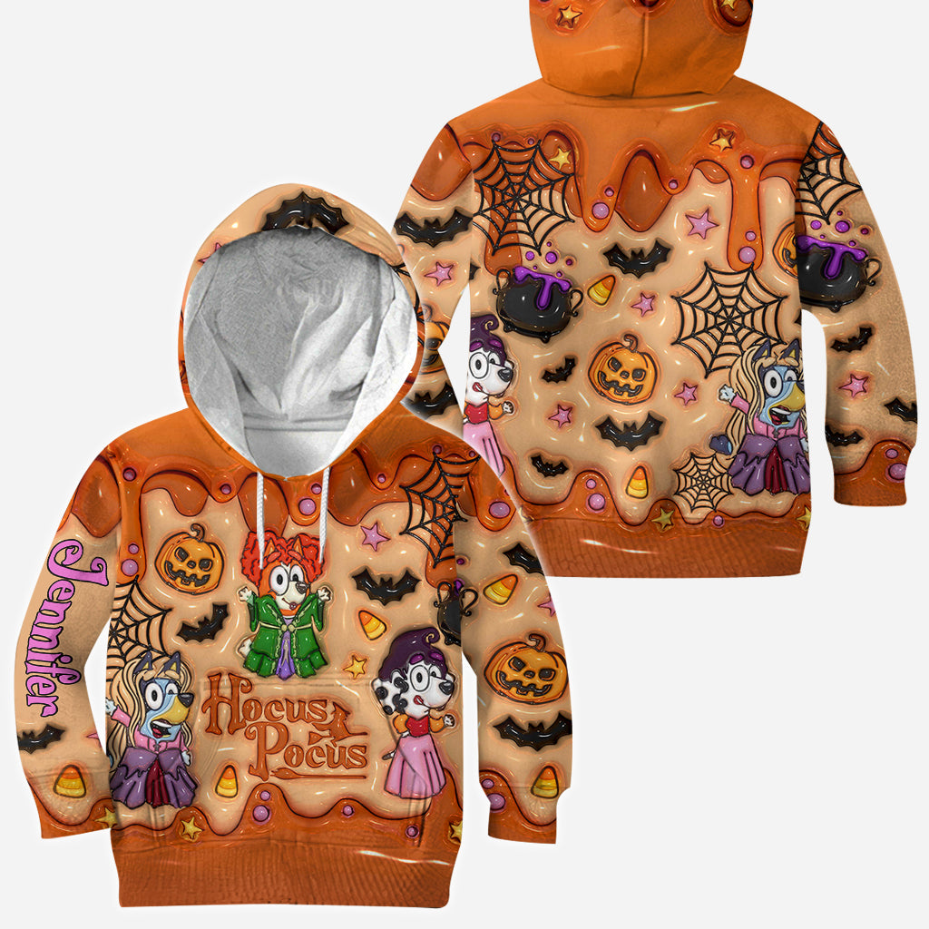 Personalized Halloween All Over Shirt Custom Name for Kids