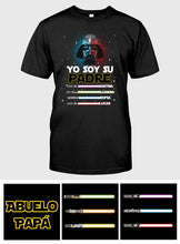 Load image into Gallery viewer, Personalized Yo Soy Su Padre T-shirt &amp; Hoodie Gift for Dad
