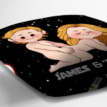 Load image into Gallery viewer, Personalized Use The Force Throw Pillow Custom Couple Gift
