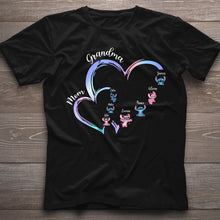 Load image into Gallery viewer, Personalized Grandma T-Shirt &amp; Hoodie with Ohana Design for Family Gifts
