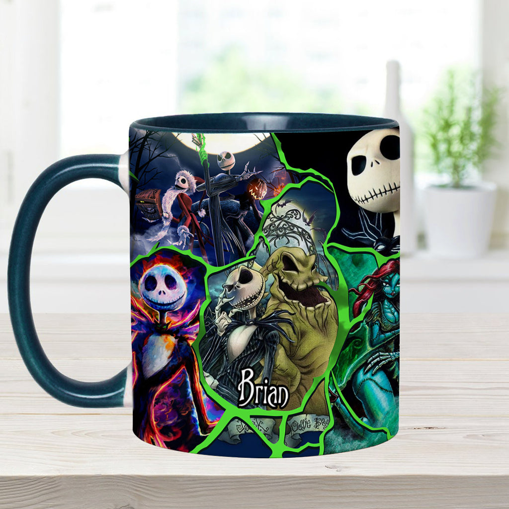 Personalized Nightmare Accent Mug Custom Name Funny Gift for Friends