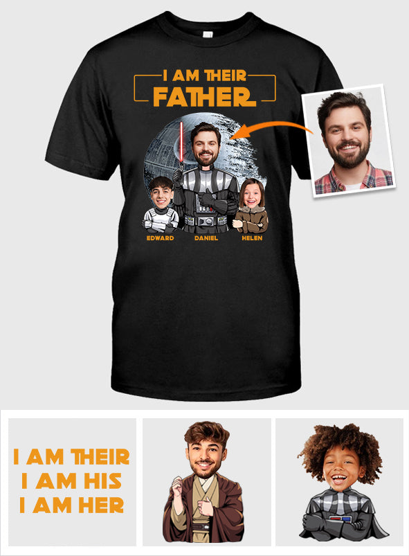 Custom I Am Their Father T-shirt & Hoodie Gift for Dad