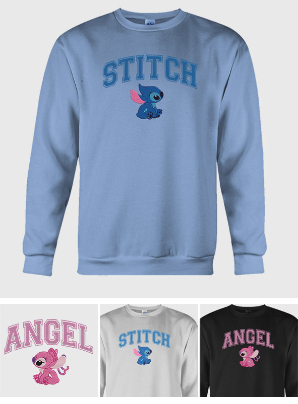 Personalized Ohana Embroidered Sweater Custom Gift for Couples