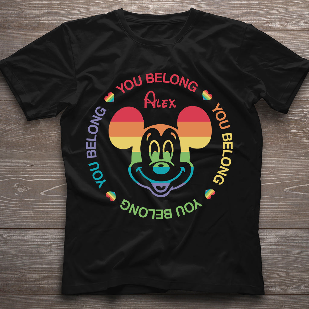 Personalized LGBT Pride T-shirt & Hoodie with Custom Name