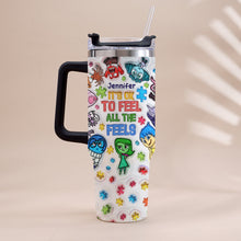 Load image into Gallery viewer, Personalized Autism Awareness Tumbler with Handle for Kids
