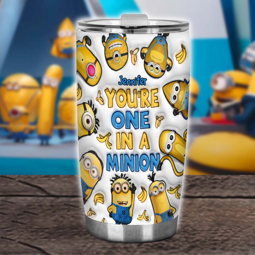 Personalized Minions Tumbler Custom Name Gift for Kids
