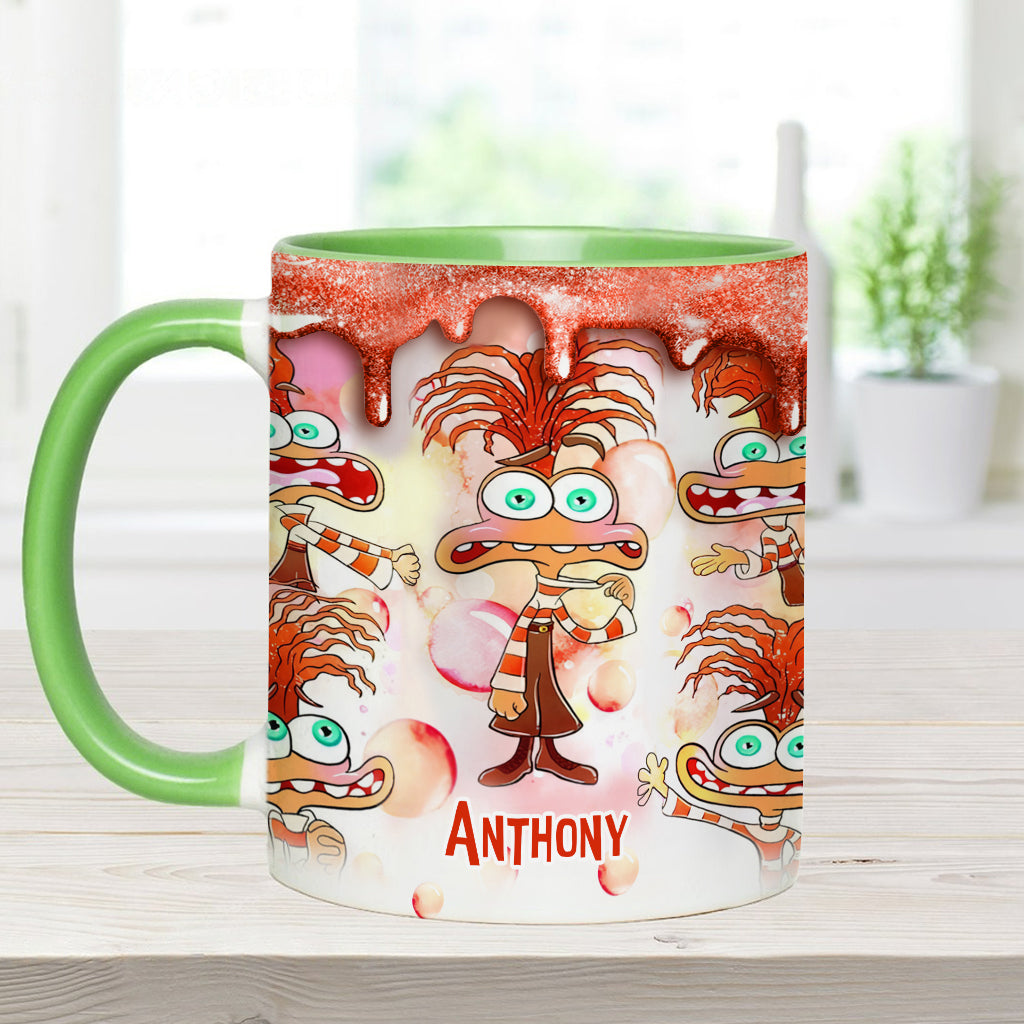 Personalized Two-Tone Accent Mug Custom Name Gift