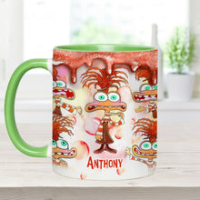 Load image into Gallery viewer, Personalized Two-Tone Accent Mug Custom Name Gift
