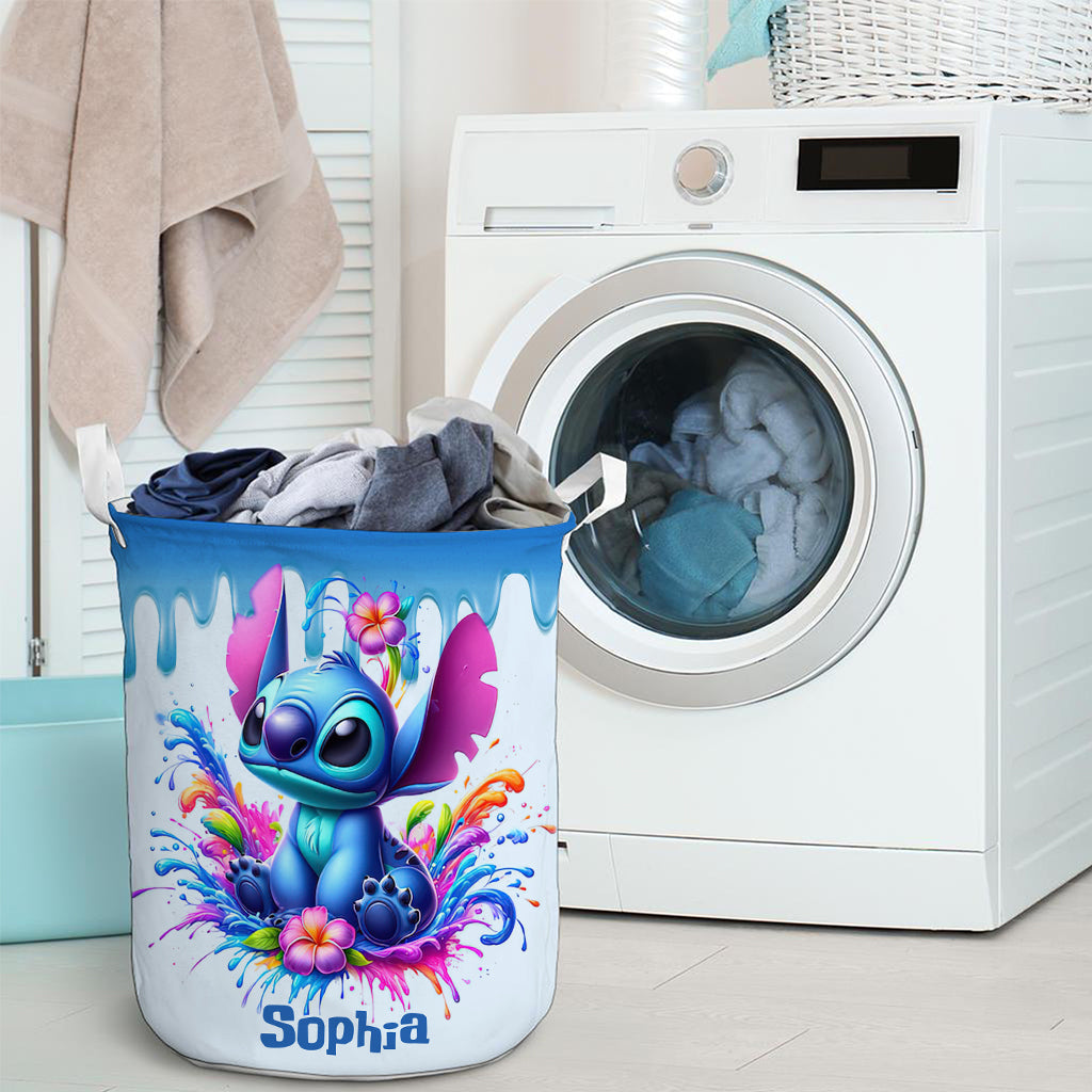 Personalized Laundry Basket Custom Name Fun Design Gift