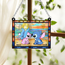 Load image into Gallery viewer, Personalized Ohana Window Hanging Suncatcher Ornament Gift
