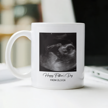 Load image into Gallery viewer, Personalized Photo Mug Custom Baby Scan Gift for Father's Day
