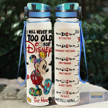 Load image into Gallery viewer, Personalized Disney Water Tracker Bottle with Fruit Infuser for Kids
