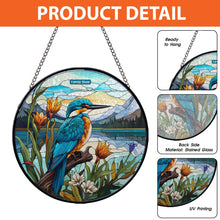 Load image into Gallery viewer, Personalized Stained Glass Suncatcher Custom Couple Gift

