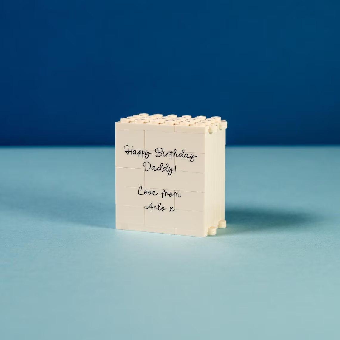 Custom Photo Fold-Out Brick Frame Gift for Dad Father's Day