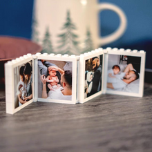 Load image into Gallery viewer, Custom Photo Fold-Out Brick Frame Gift for Dad Father's Day
