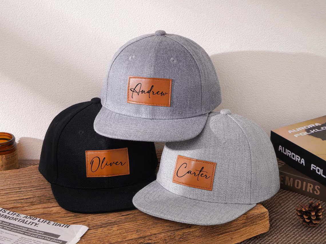 Personalized Father Son Matching Snapback Hats Gift for Dad