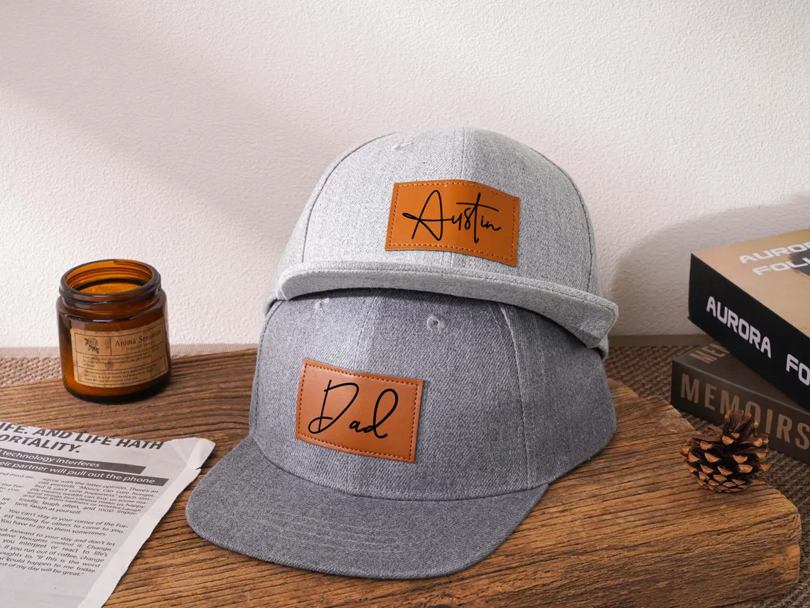 Personalized Father Son Matching Snapback Hats Gift for Dad
