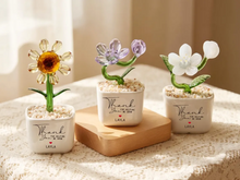 Load image into Gallery viewer, Personalized Glass Plant Pot Custom Name Gift for Teacher
