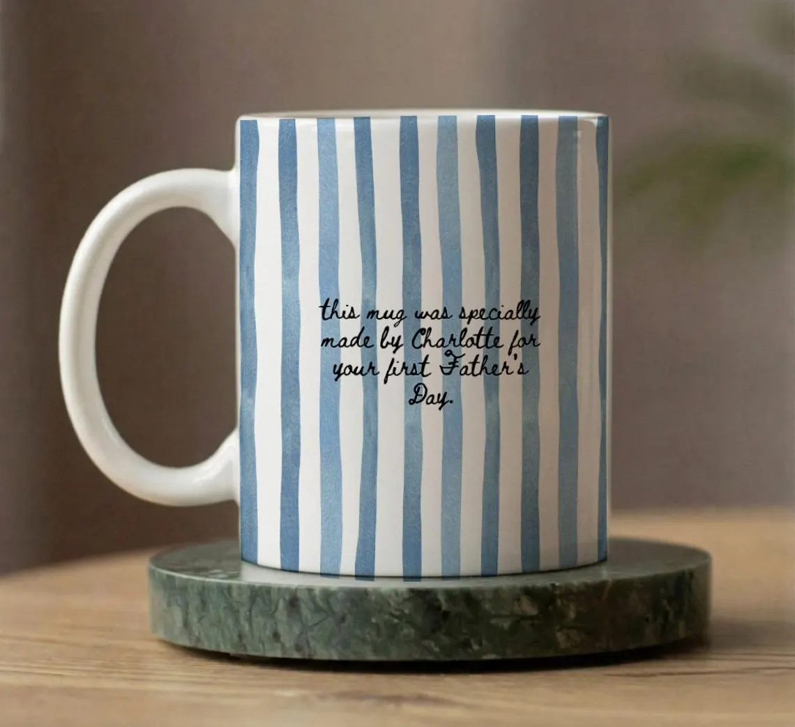 Custom Photo Baby Face Mug Personalized Gift for New Dad