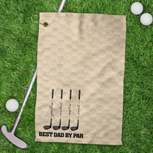 Load image into Gallery viewer, Personalized Golf Towel Custom Name Best Dad Gift for Golfers

