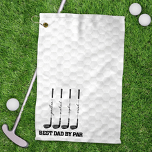 Load image into Gallery viewer, Personalized Golf Towel Custom Name Best Dad Gift for Golfers
