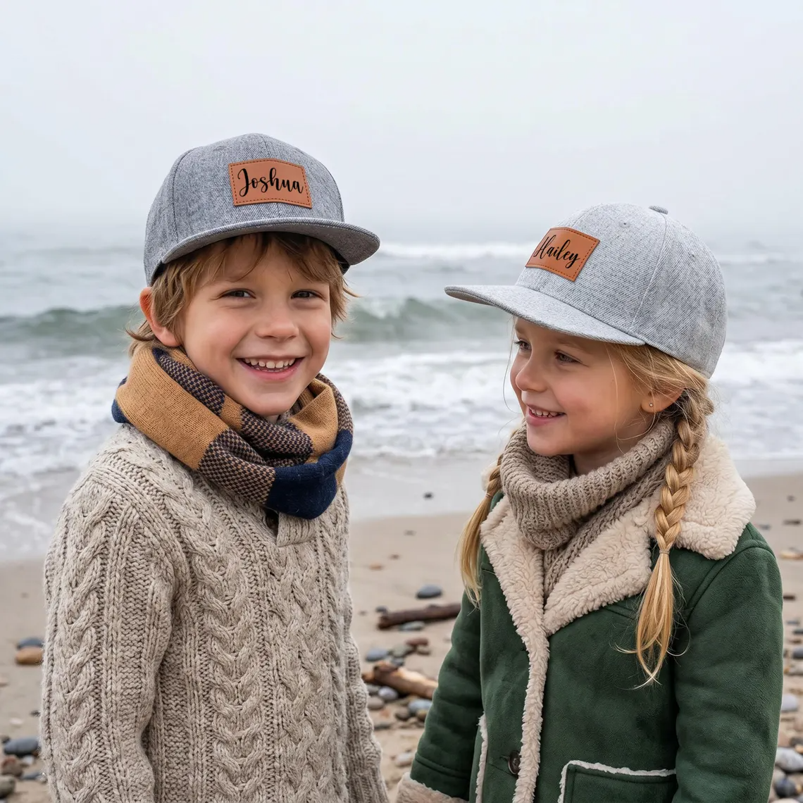 Personalized Father Son Matching Snapback Hats Gift for Dad