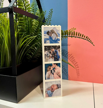 Load image into Gallery viewer, Personalized Family Photo Booth Lego Block Custom Gift
