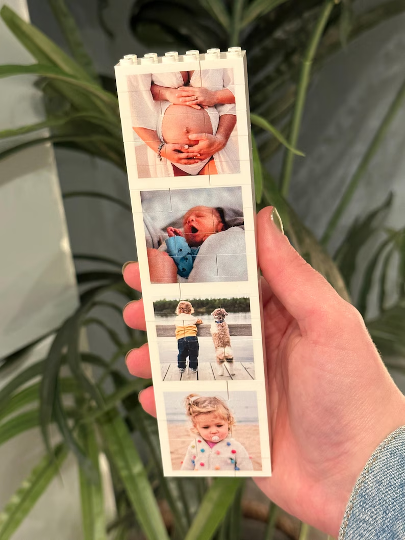Personalized Family Photo Booth Lego Block Custom Gift