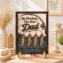 Load image into Gallery viewer, Personalized 2-Layered Wooden Plaque Gift for Dad - Father's Day
