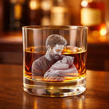 Load image into Gallery viewer, Personalized Engraved Whiskey Glass Custom Dad Gift for Father's Day
