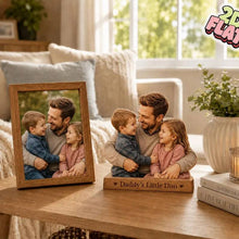 Load image into Gallery viewer, Personalized Acrylic Block Plaque Custom Photo Gift for Dad
