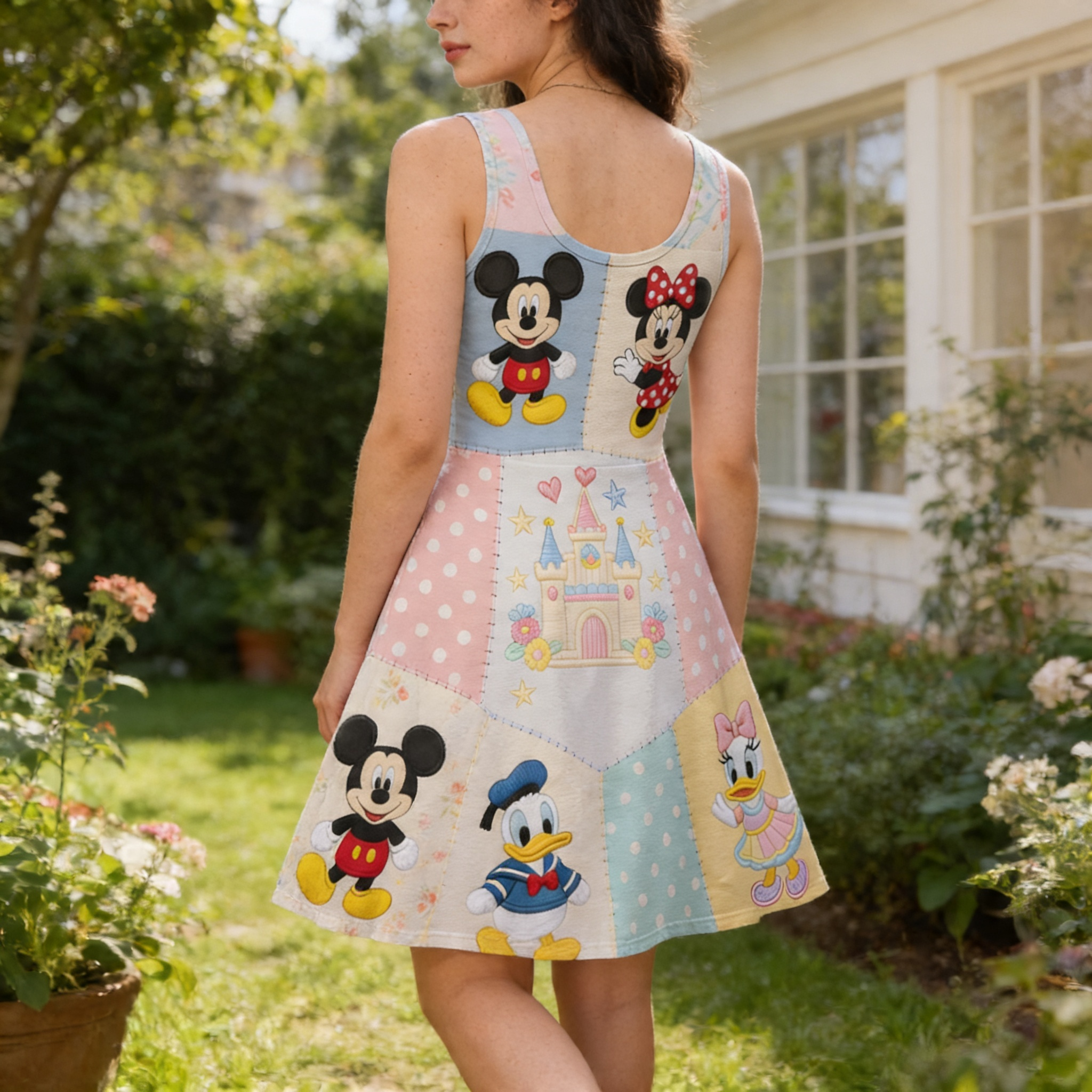 Personalized Magic Mouse Skater Dress for Movie Fans Gift for Her