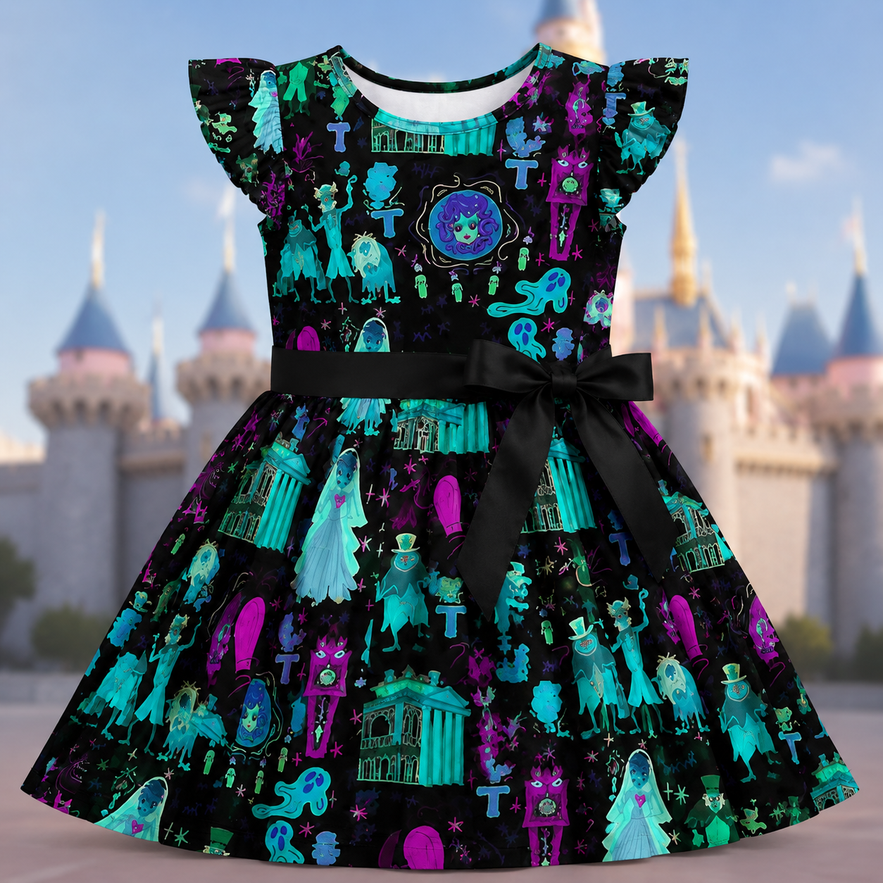 Personalized Haunted House Costume Dress for Kids - Spooky Halloween Gift