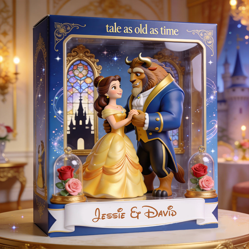 Personalized Acrylic Plaque Gift for Couples - Tale As Old As Time