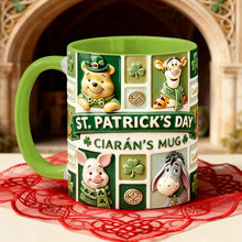 Load image into Gallery viewer, Personalized St. Patrick's Day Accent Mug Gift for Movie Fans
