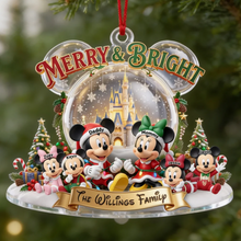Load image into Gallery viewer, Personalized Acrylic Family Ornament Christmas Gift with Names
