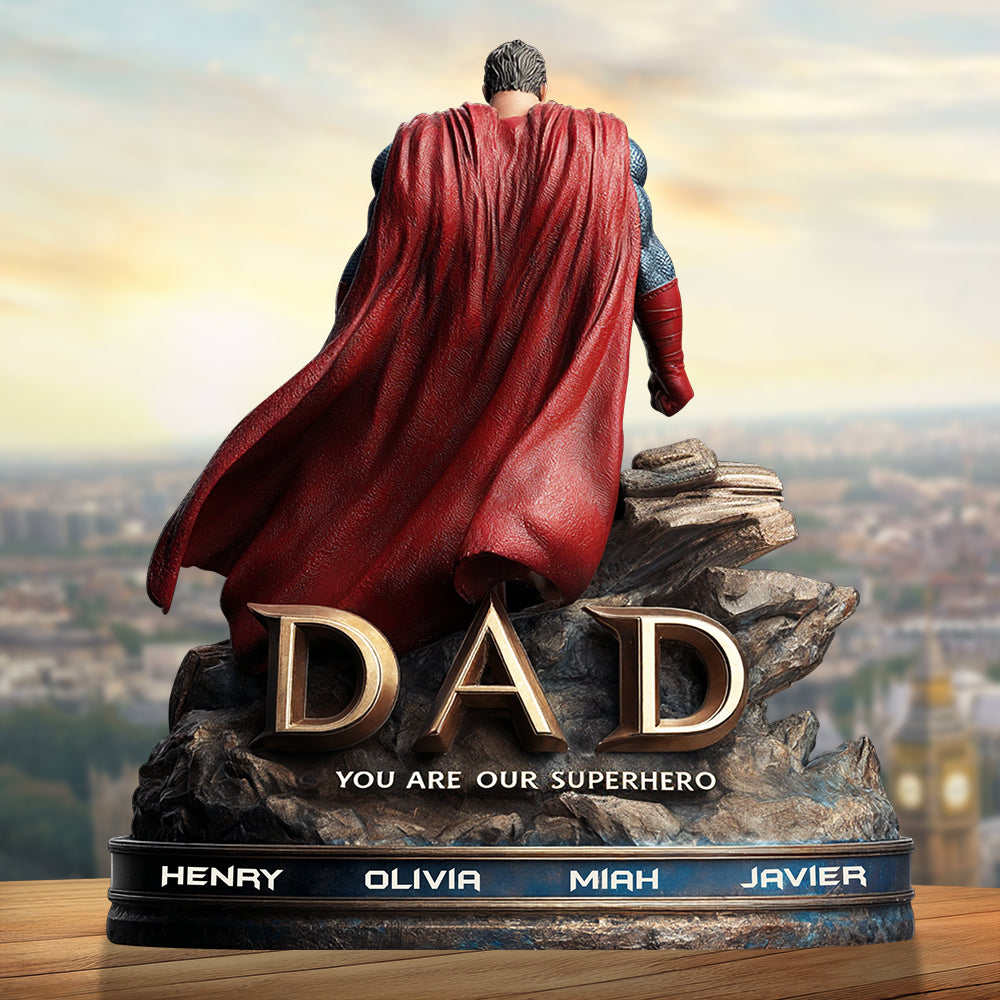 Personalized Acrylic Plaque Dad You Are Our Superhero Gift