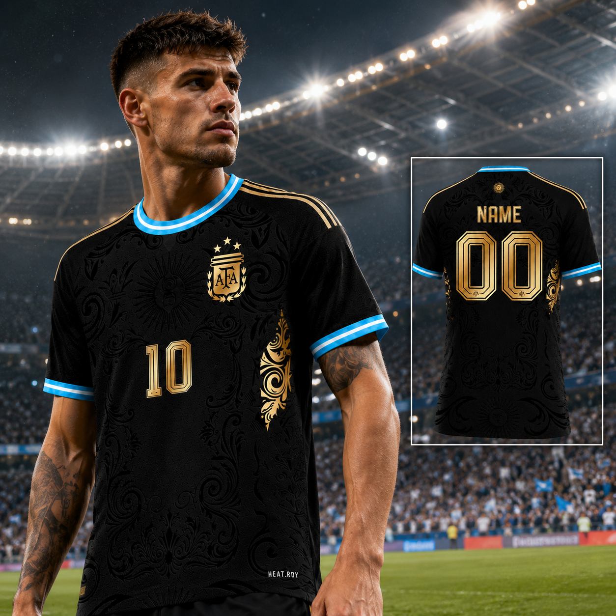 Personalized Argentina Soccer Jersey Gift for Football Fans