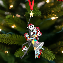 Load image into Gallery viewer, Personalized Spooky Family Acrylic Ornament Custom Gift for Christmas
